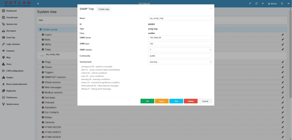 SNMP Trap