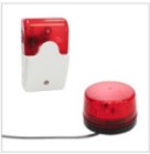 Alarm beacons, 
Strobe lights